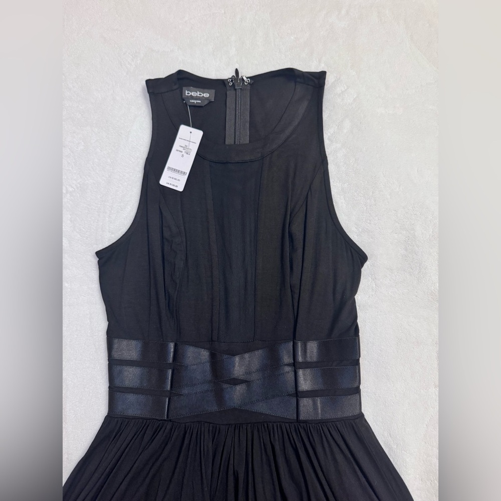✨ NEW Bebe Black High-Low Dress – Size S ✨ - Picture 6 of 9